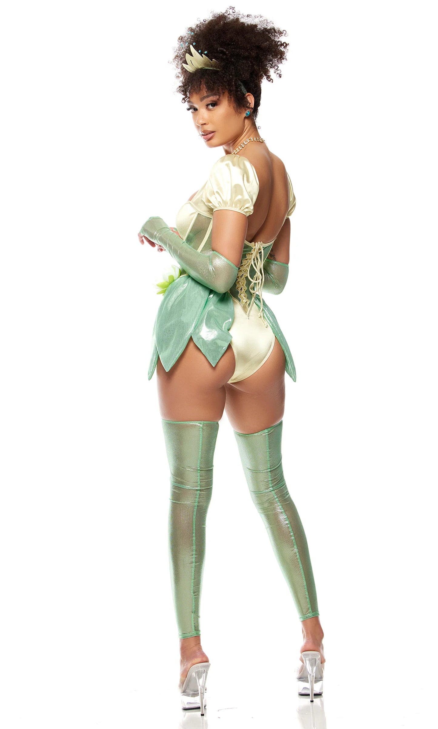 555294 Kissing Frogs Princess Costume