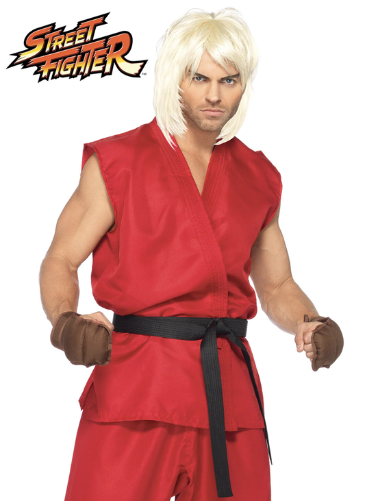 SF85082 Men's Street Fighter Ken Costume