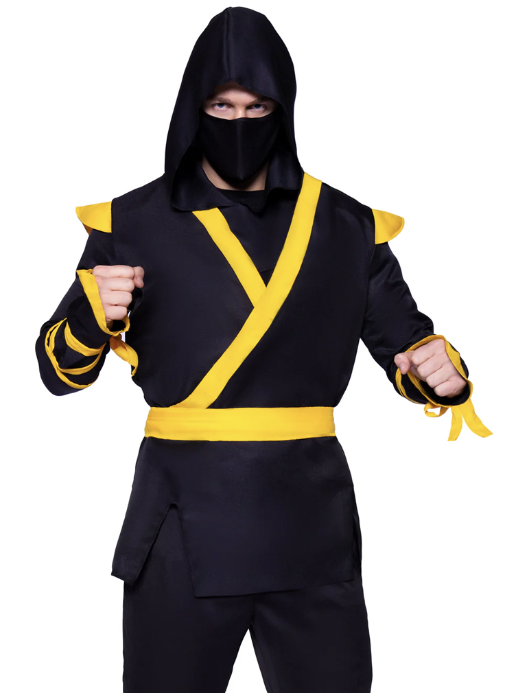 85653 Men's Ninja Costume yellow