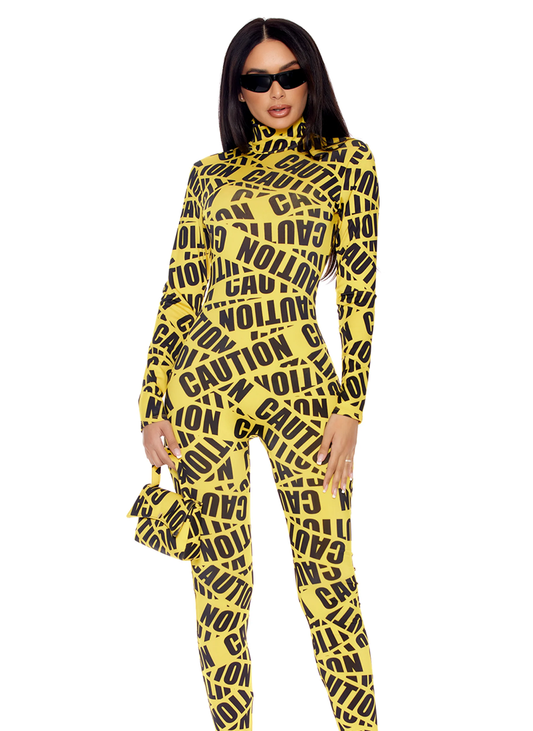 553155 Caution Caution Tape Costume