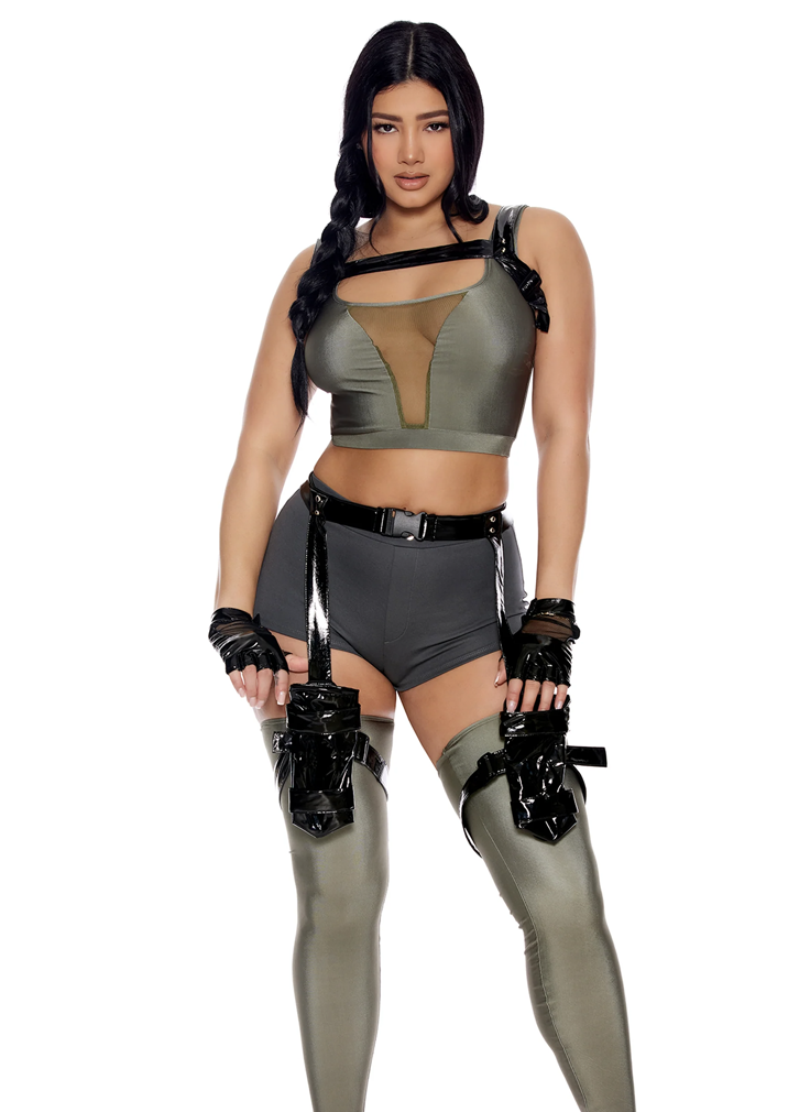 553182 Time To Raid Video Game Costume
