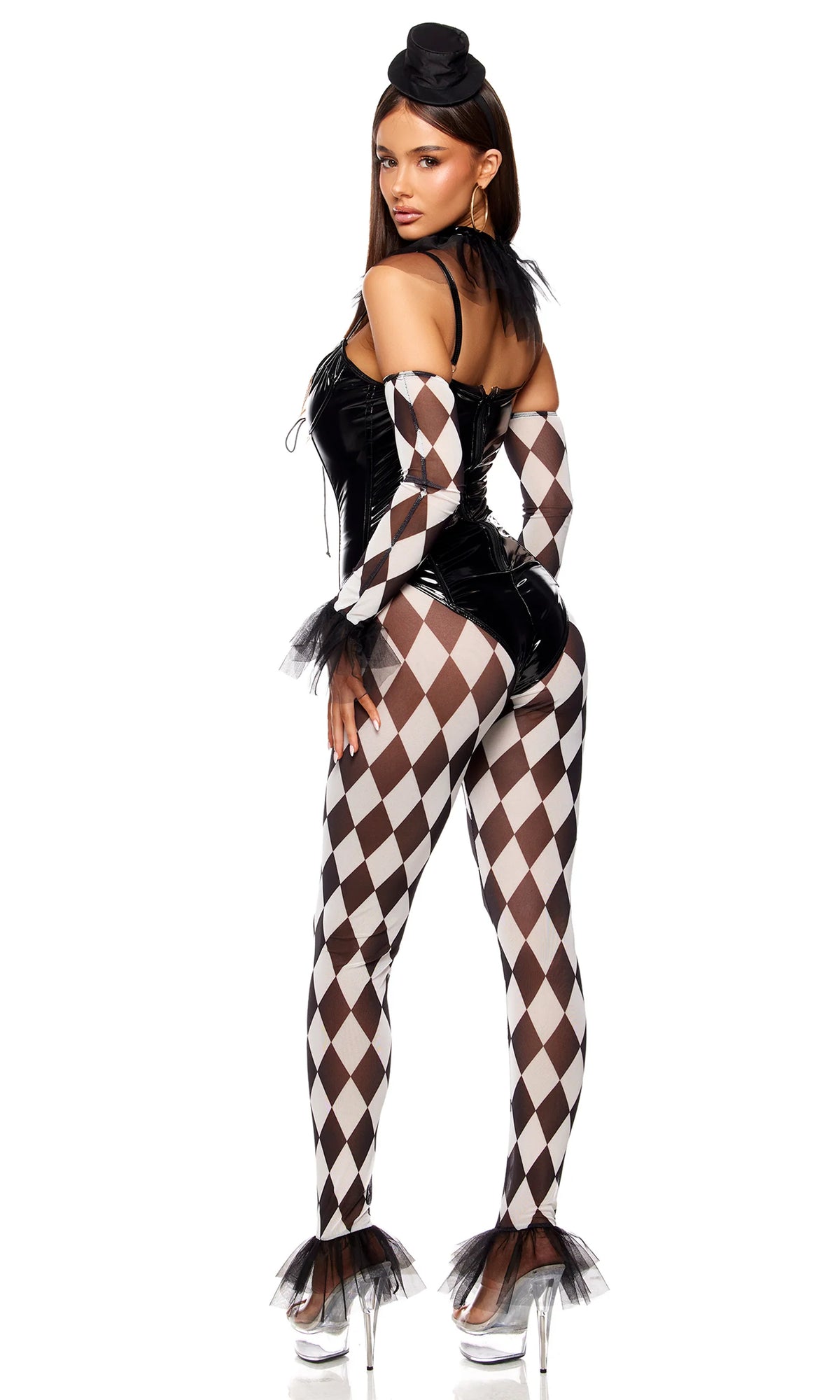 555265 Clowning 5-Piece Women's Clown Costume