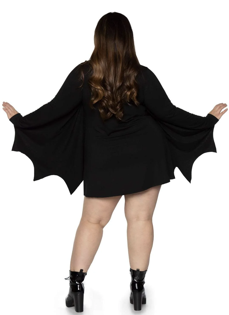 86885x Plus Spider T-Shirt Dress