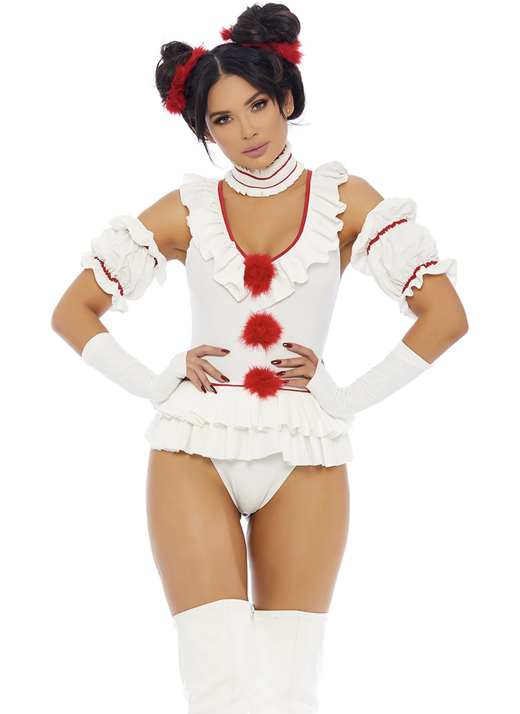 558771 Lets Play a Game Movie Clown Character Costume