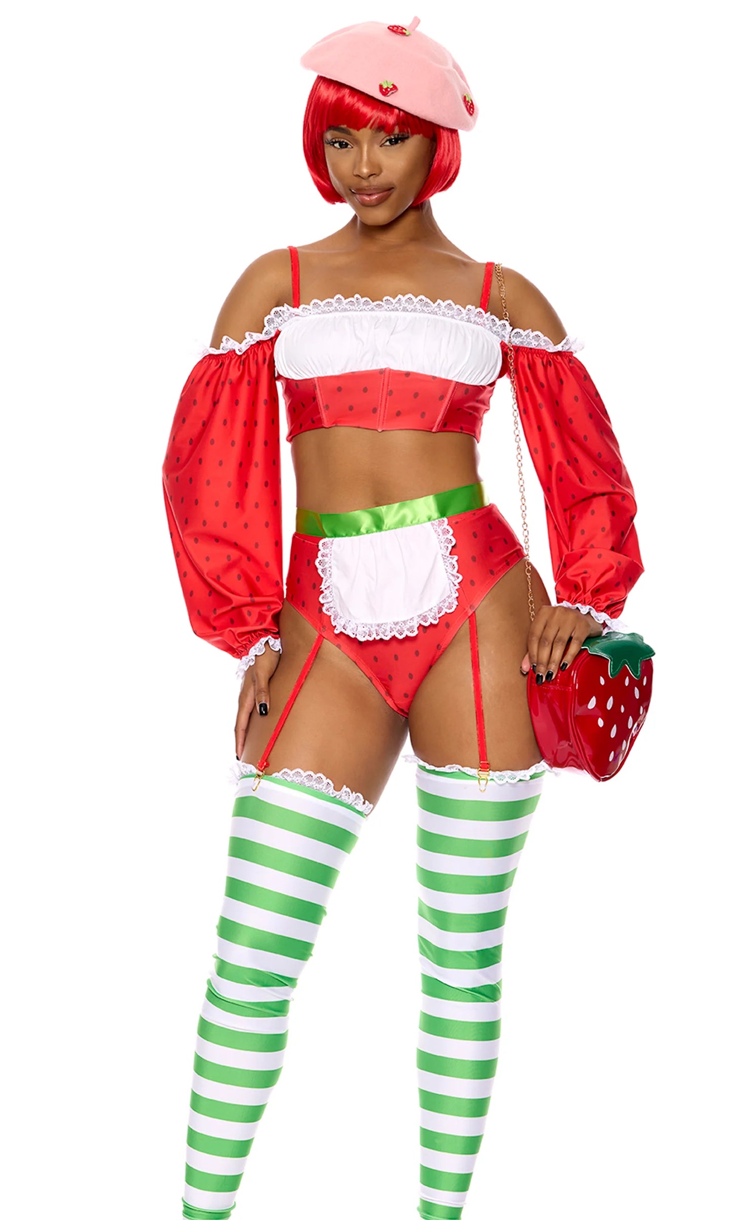 554844 Strawberry Shortie Cartoon Character Costume