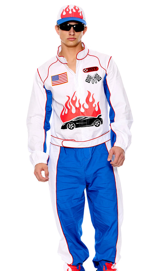 554866 Forplay Formula Won Men's Racer Costume