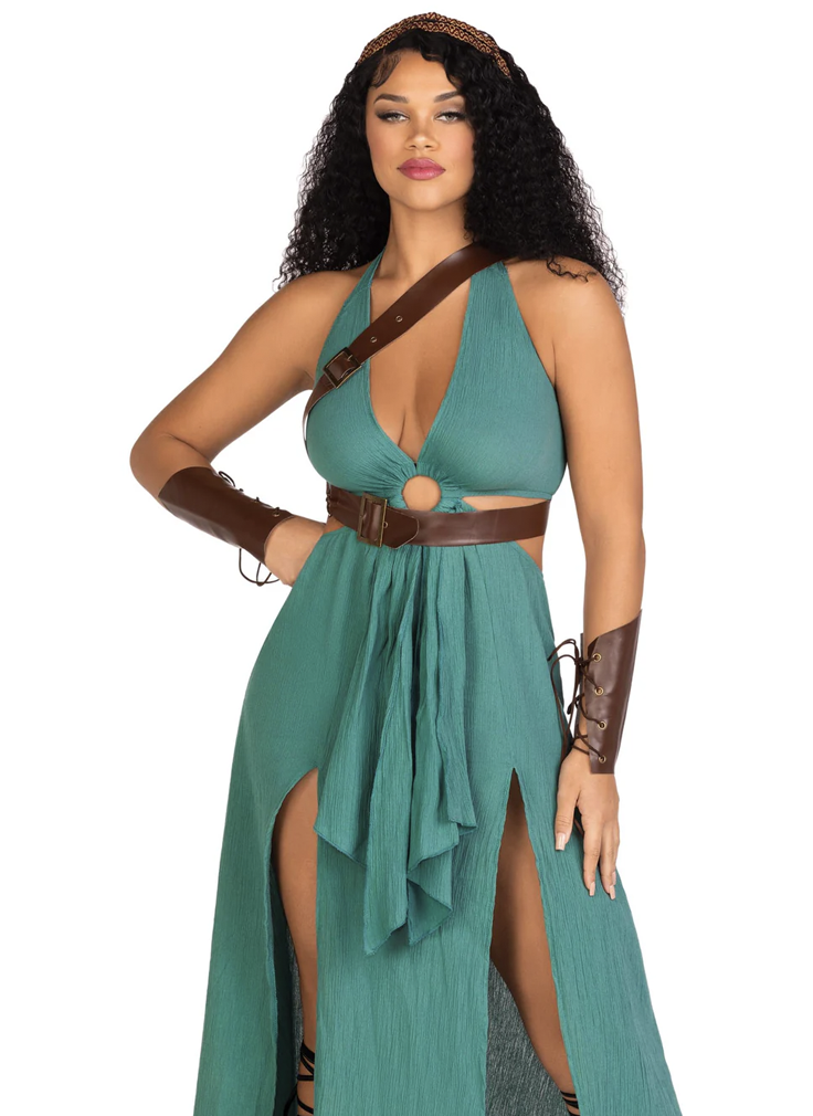 85036 Warrior Maiden Costume Green