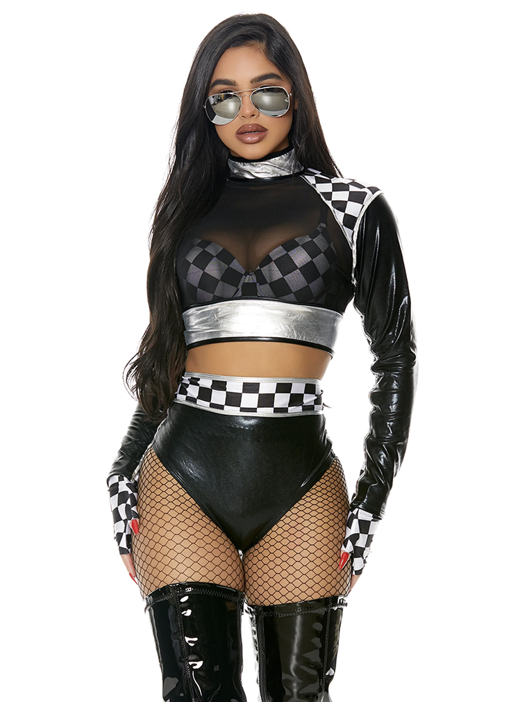 556427 Fast Lane Racer Costume for Women