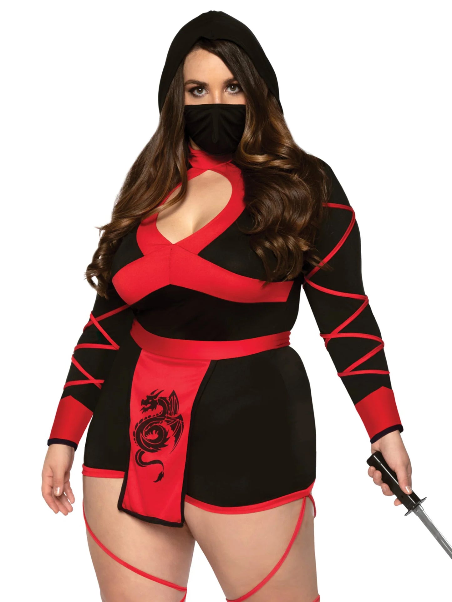 85401x Plus Dragon Ninja Costume
