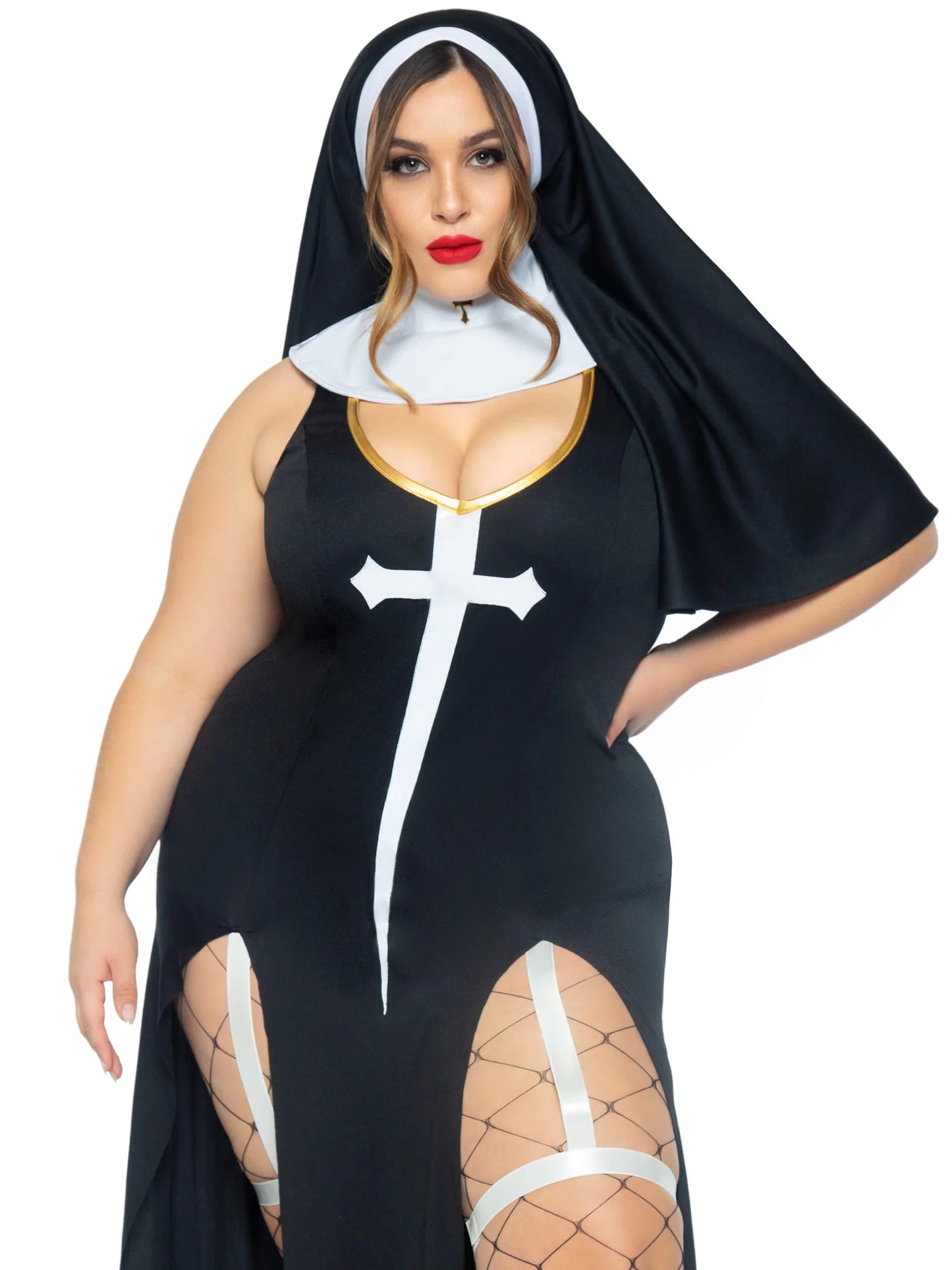 86972X Plus Sultry Sinner Nun