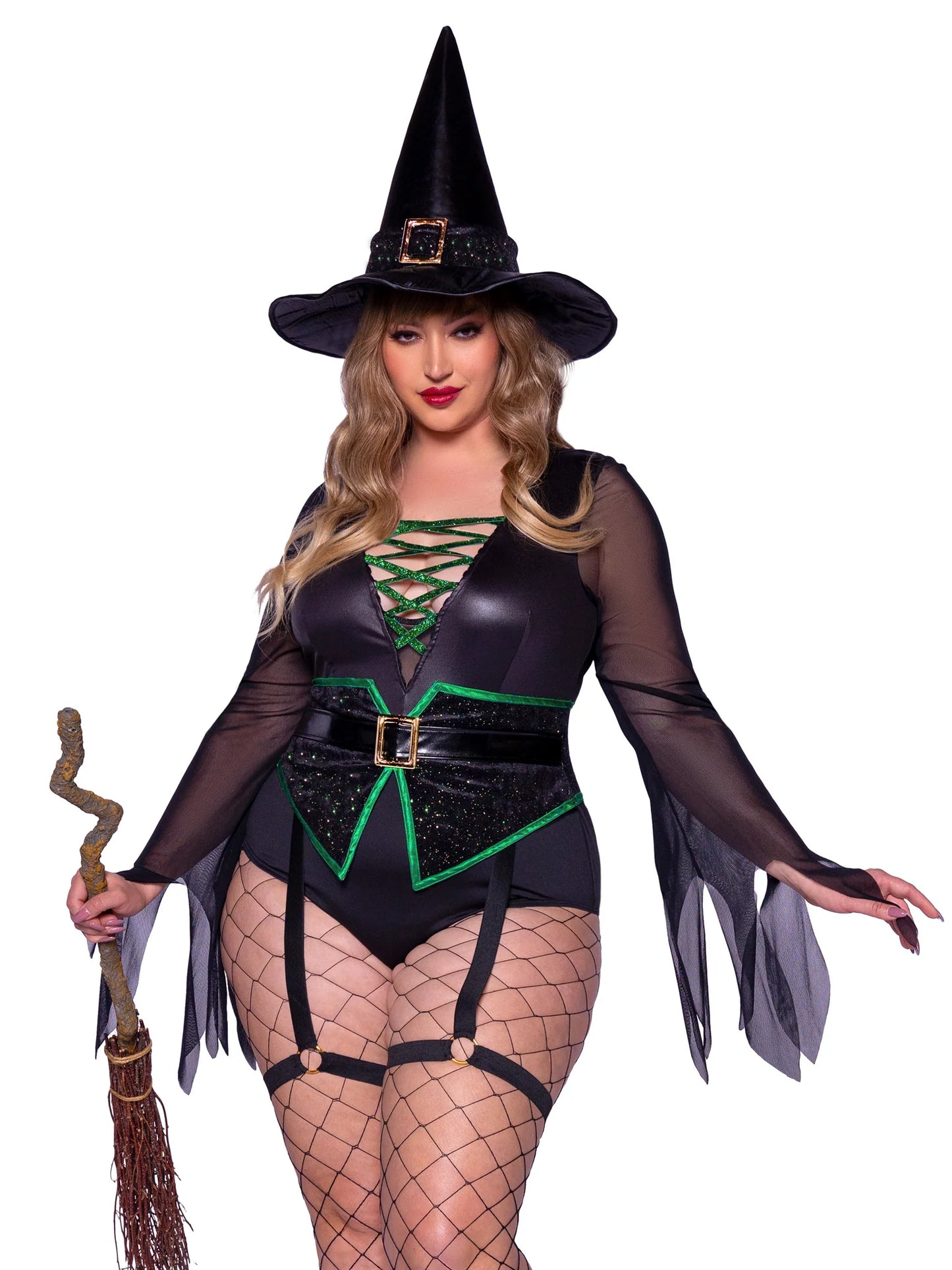 87148X Plus Broomstick Witch