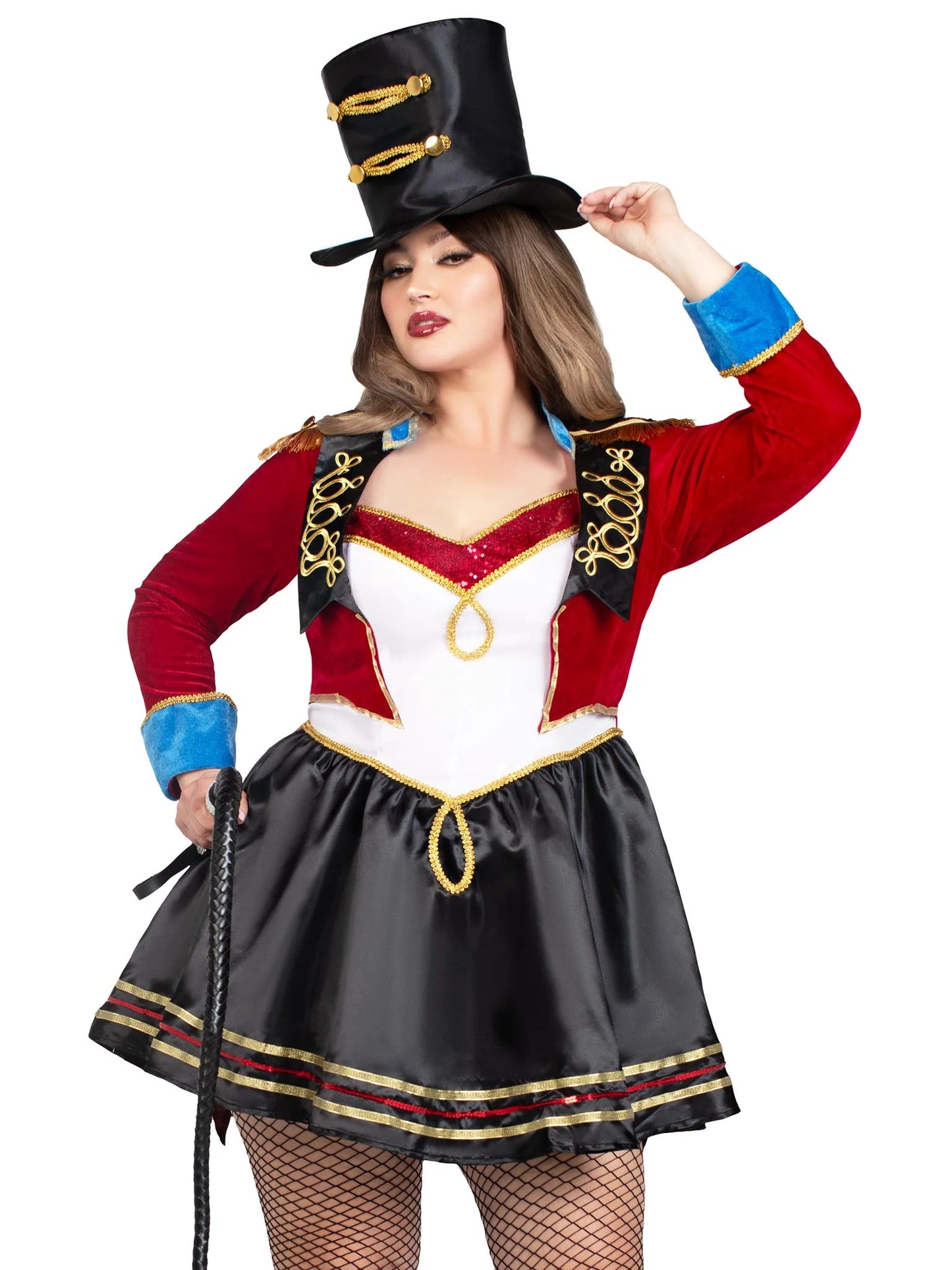 87163x Plus Classic Ringmaster Costume