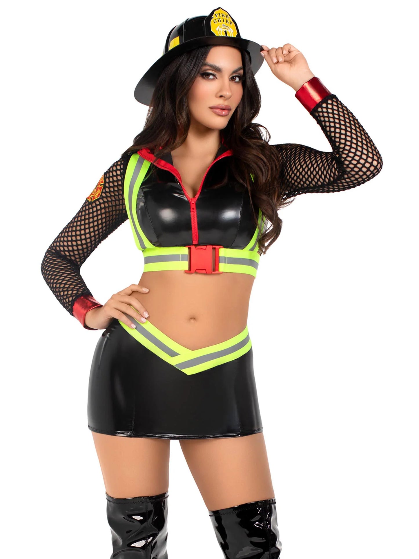 87215 Five Alarm Fire Fighter Costume