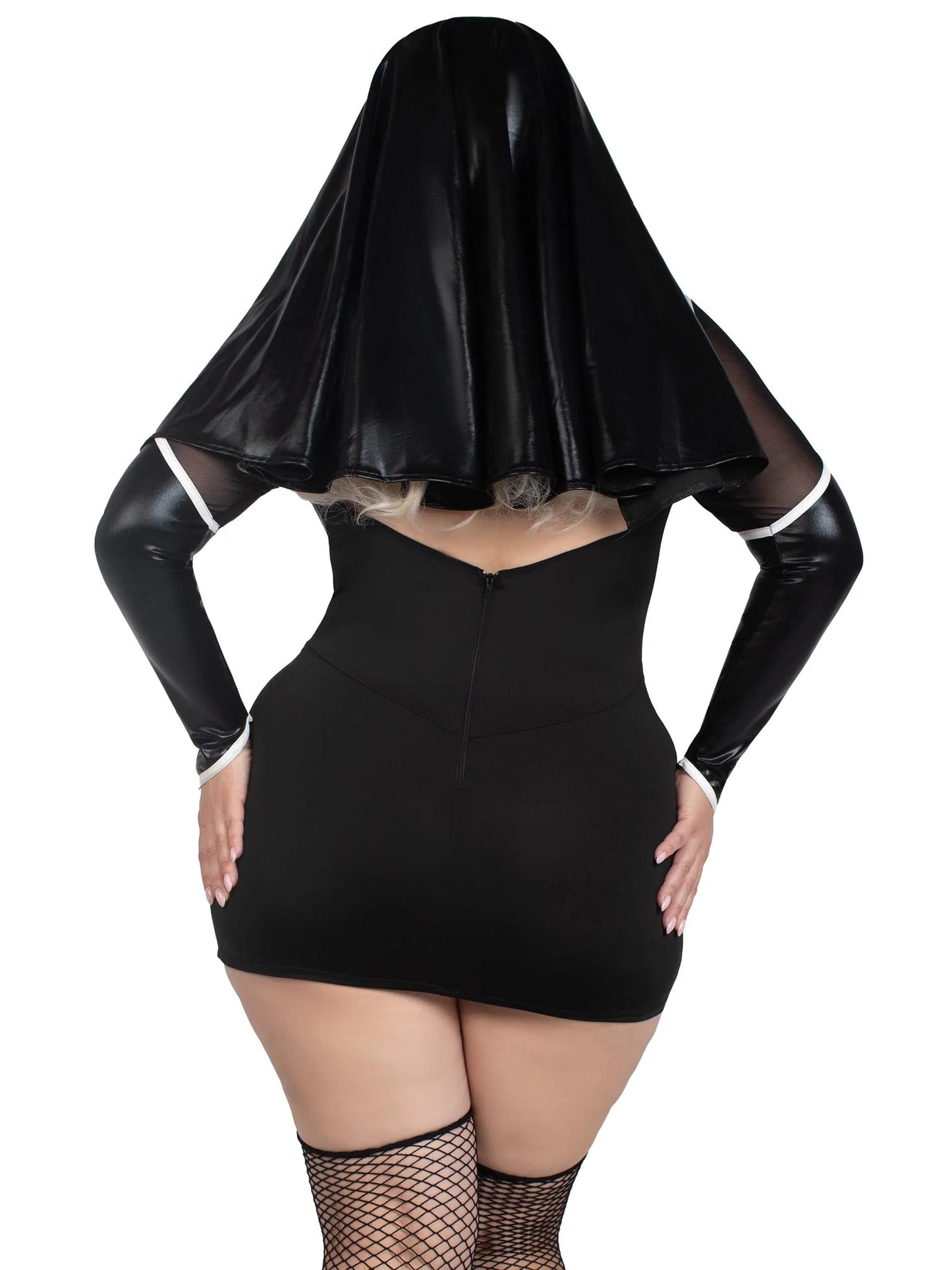 87217x Plus Holy Hottie Nun Costume