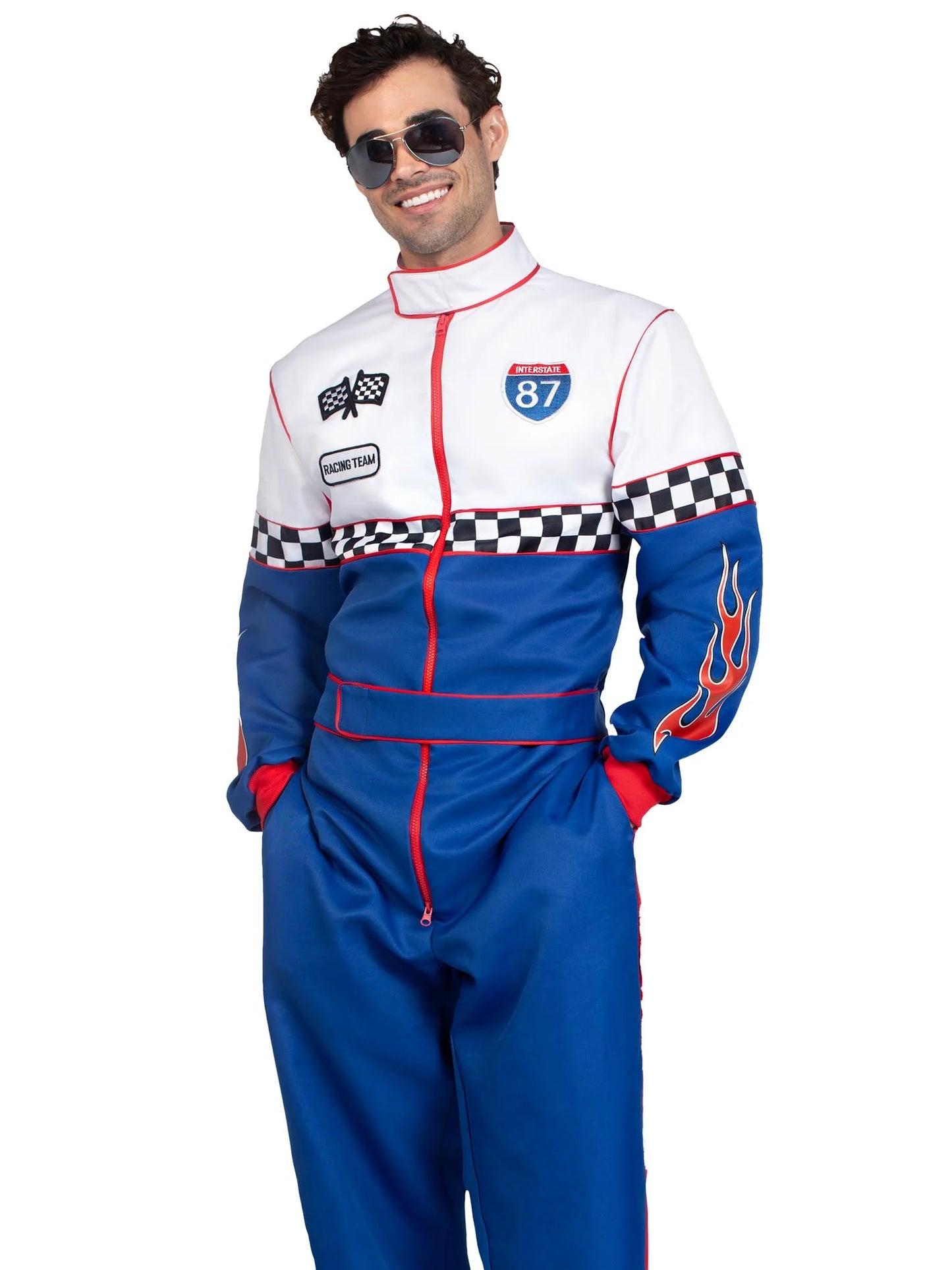 87242 Men's Speedway Racer Costume