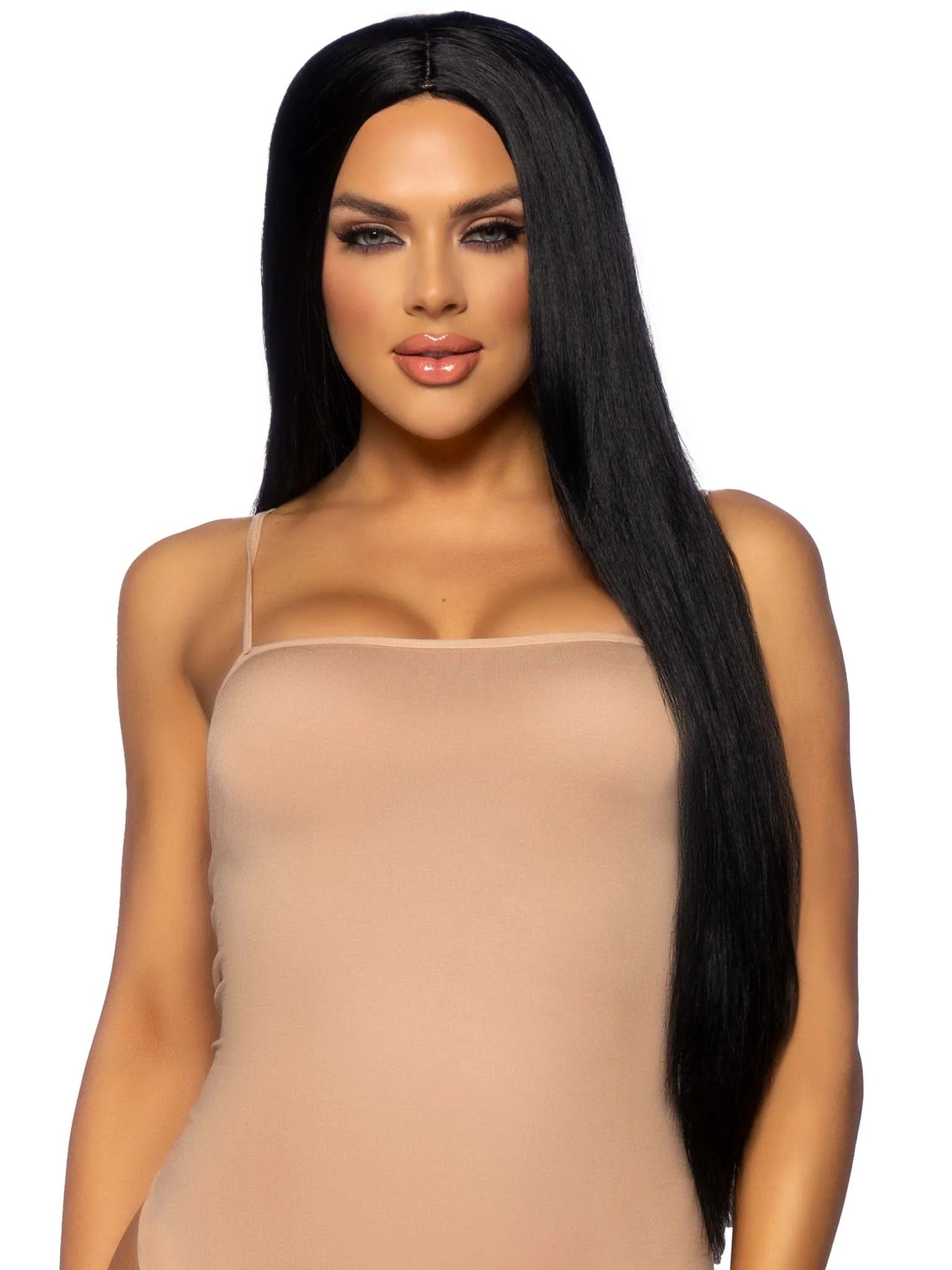 A2864 33" Long Straight Wig