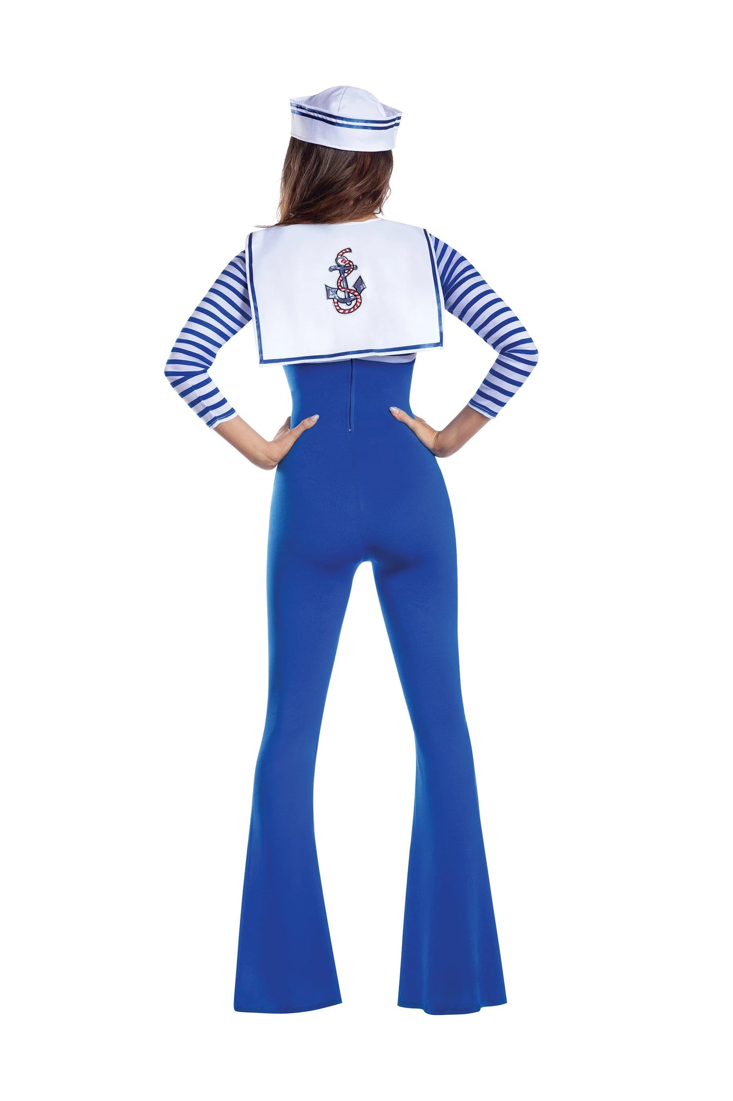 13815 Dreamgirl Sailorette Bellbottom Jumpsuit Women’s Costume
