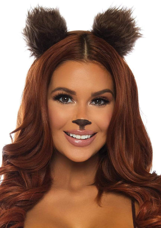A2841 Bear Ear Animal Costume Headband