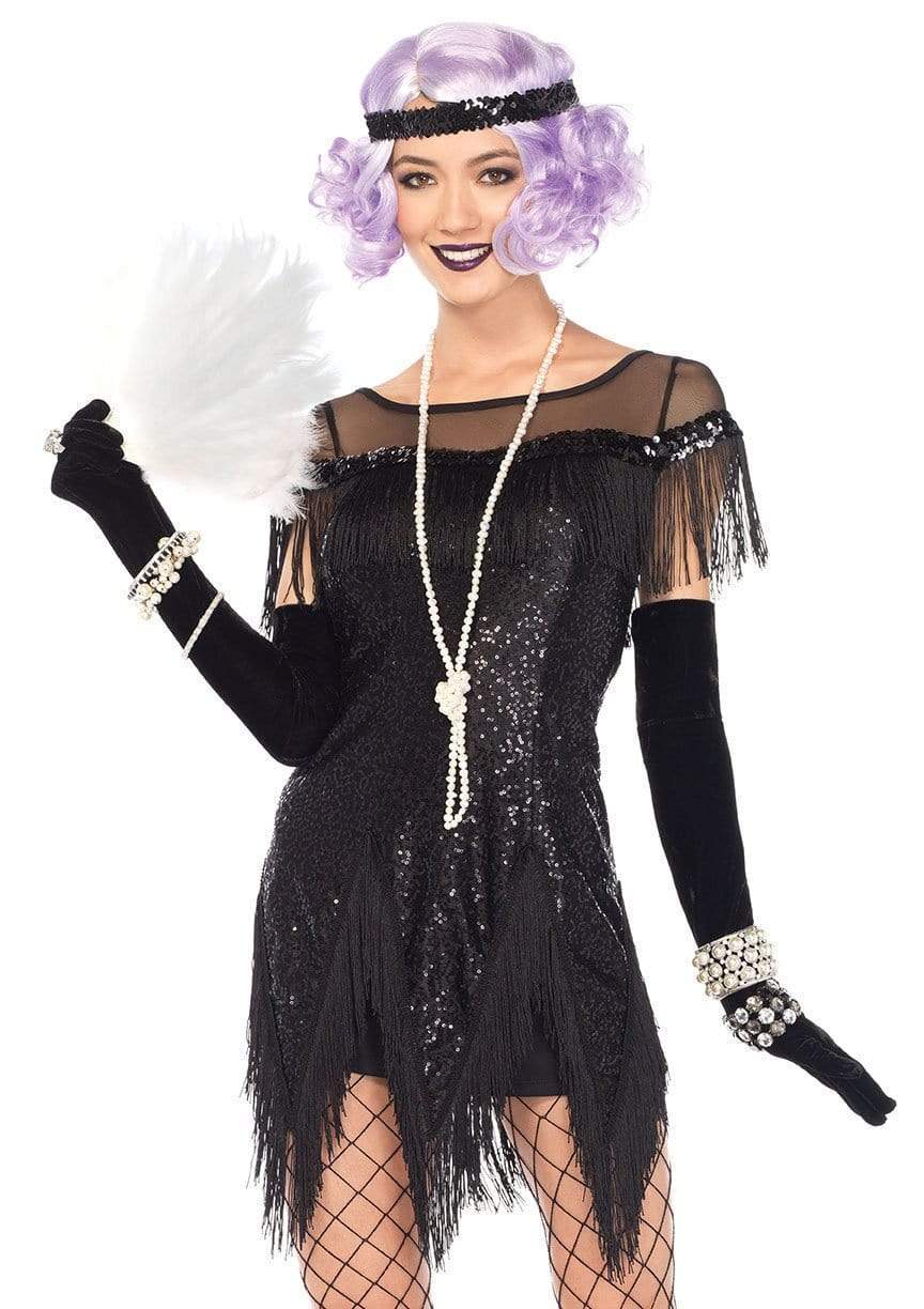85568 Black Foxtrot Flirt Flapper