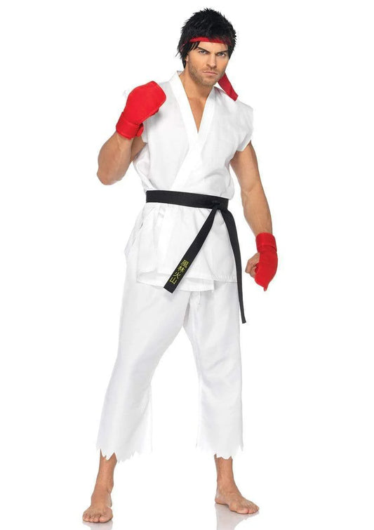 SF85081 Men's Official Street Fighter Ryu Costume