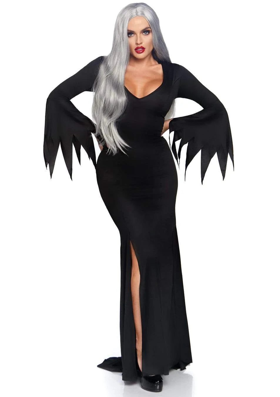 3744 Floor Length Bodycon Gothic Dress