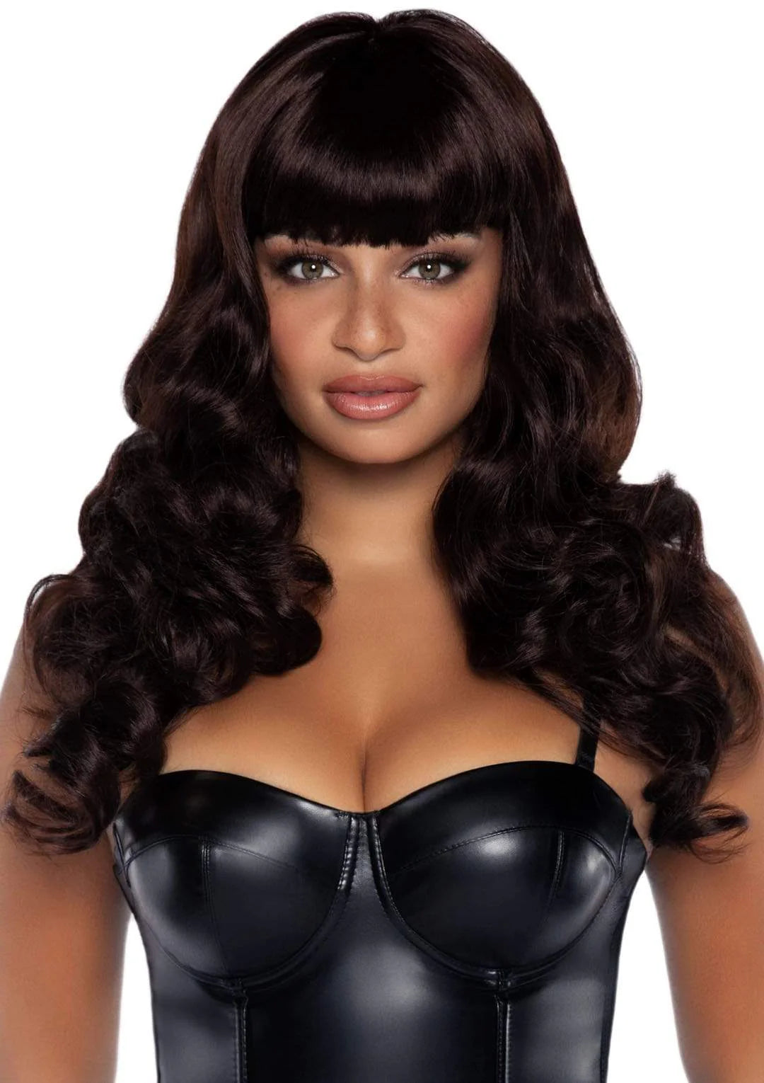 A2766 24" Wavy Wig with Bangs