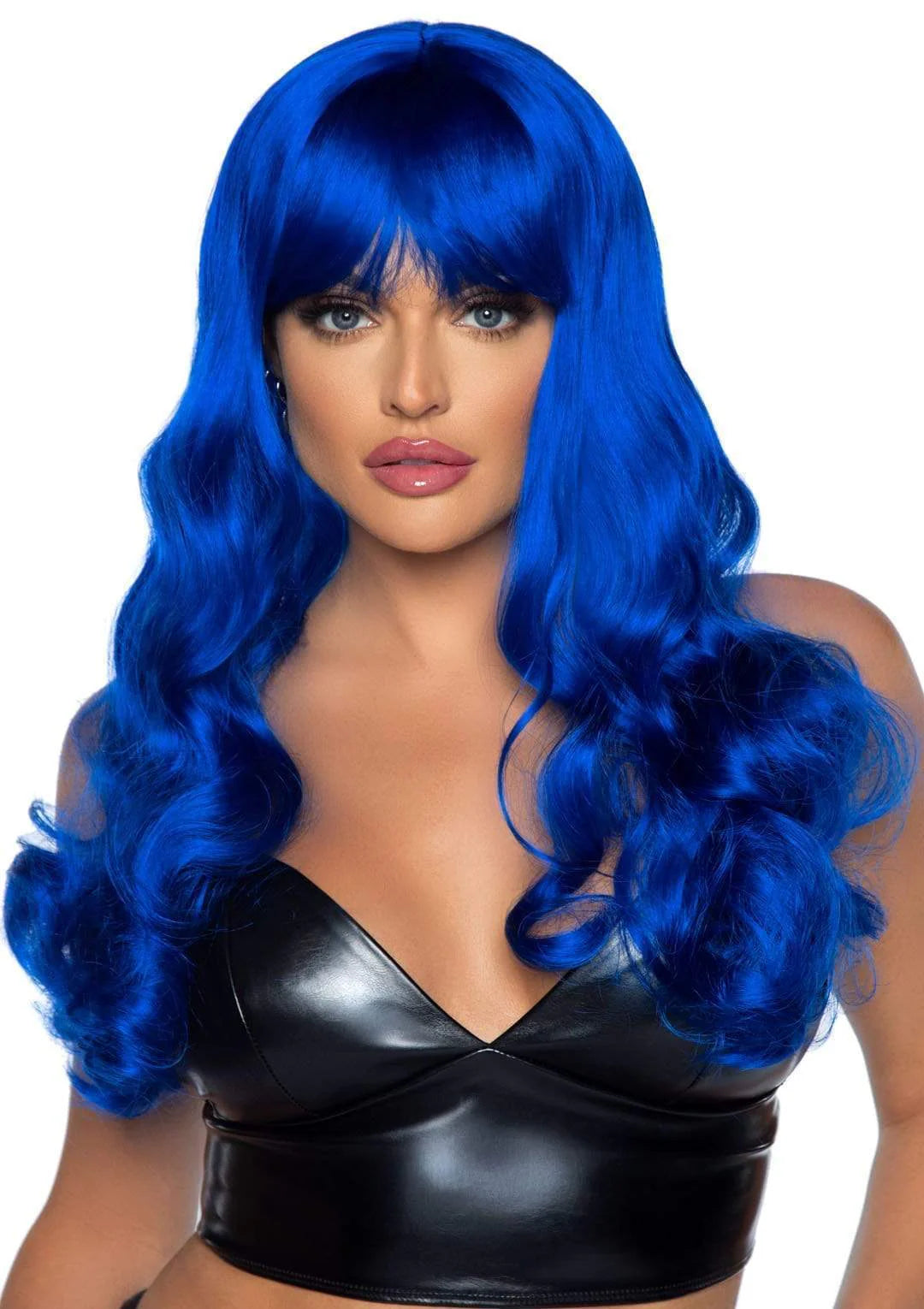 A2766 24" Wavy Wig with Bangs