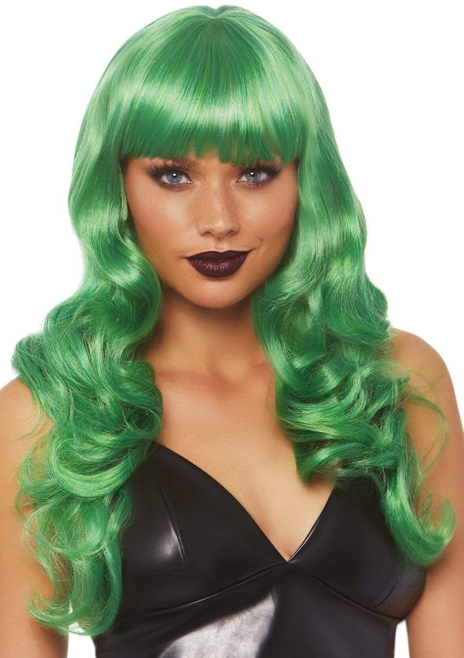 A2766 24" Wavy Wig with Bangs