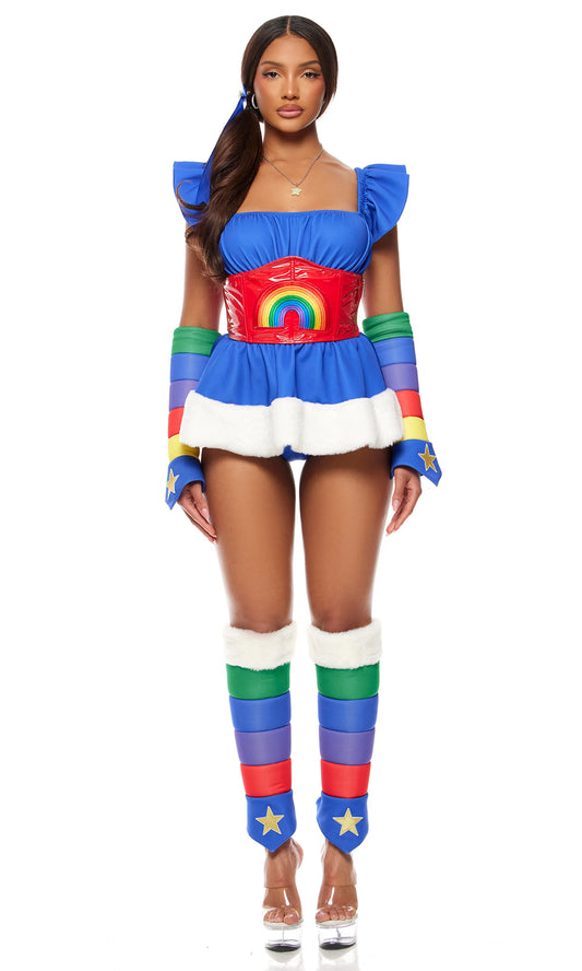 555305 Follow The Rainbow Cartoon Character Costume