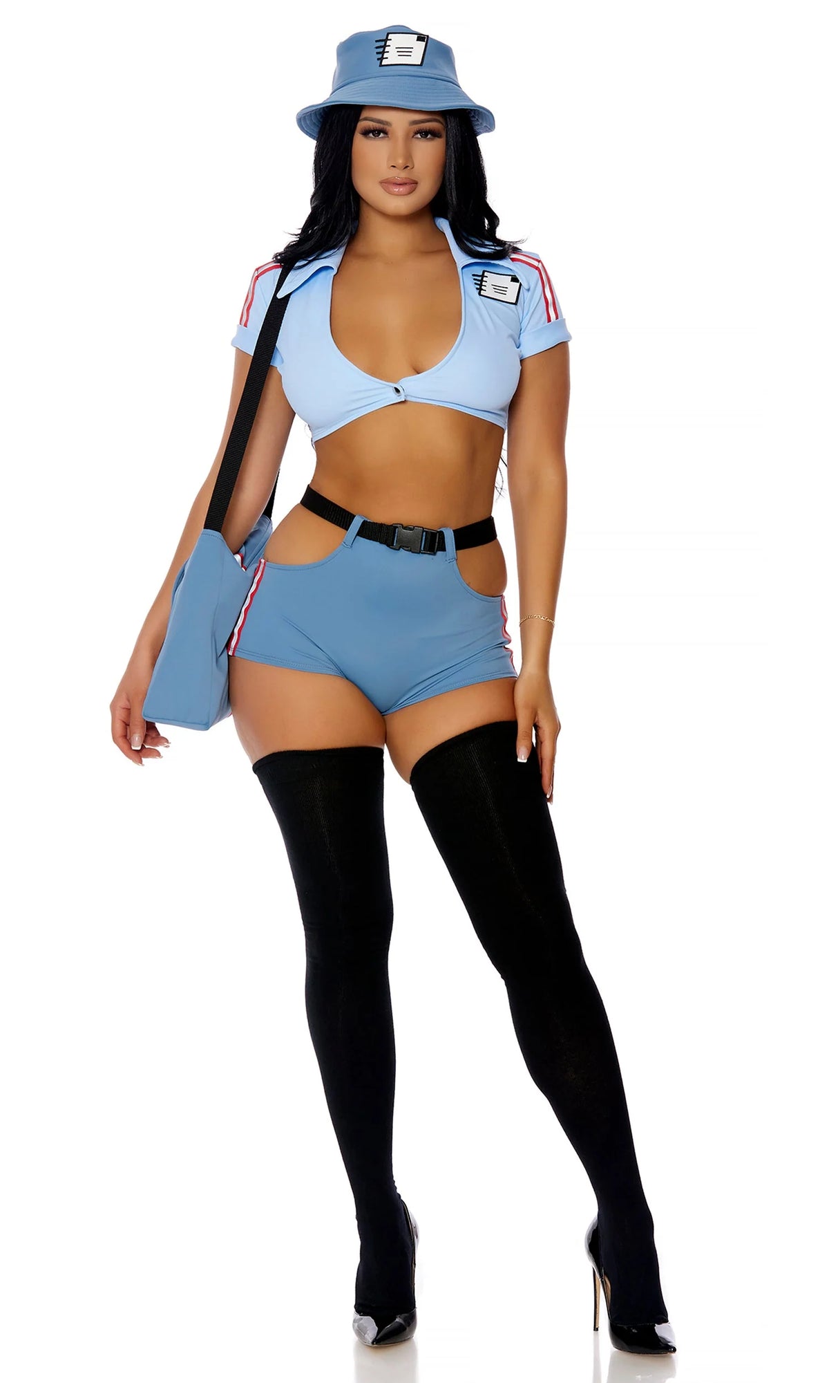 552923 Keep Me Posted 6-Piece Women's Sexy Postal Delivery Costume