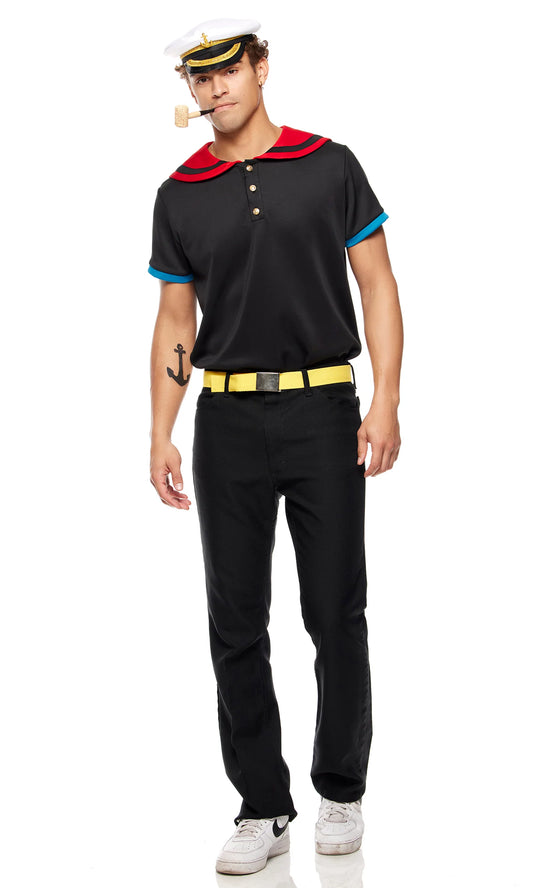 555322 The Sailor Man Men's Cartoon Character Costume