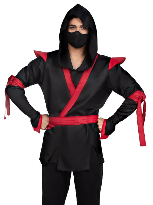 85653 Men's Ninja Costume Red