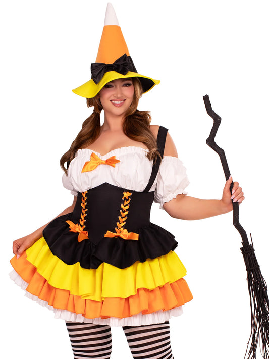 87267X Candy Corn Witch Costume
