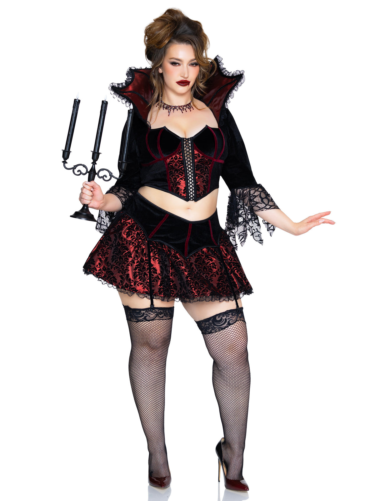 87344x Disfraz Vampira Mordida de Amor Plus size