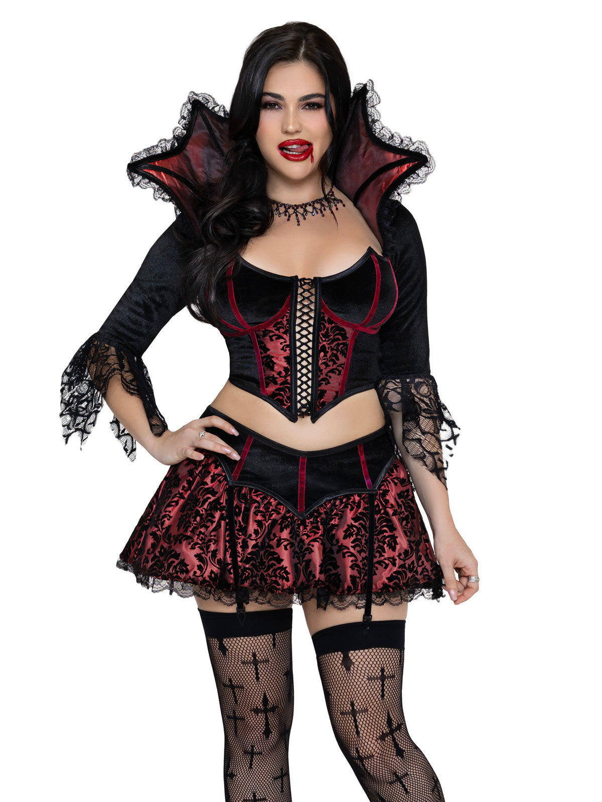 87344 Disfraz Vampira Mordida de Amor