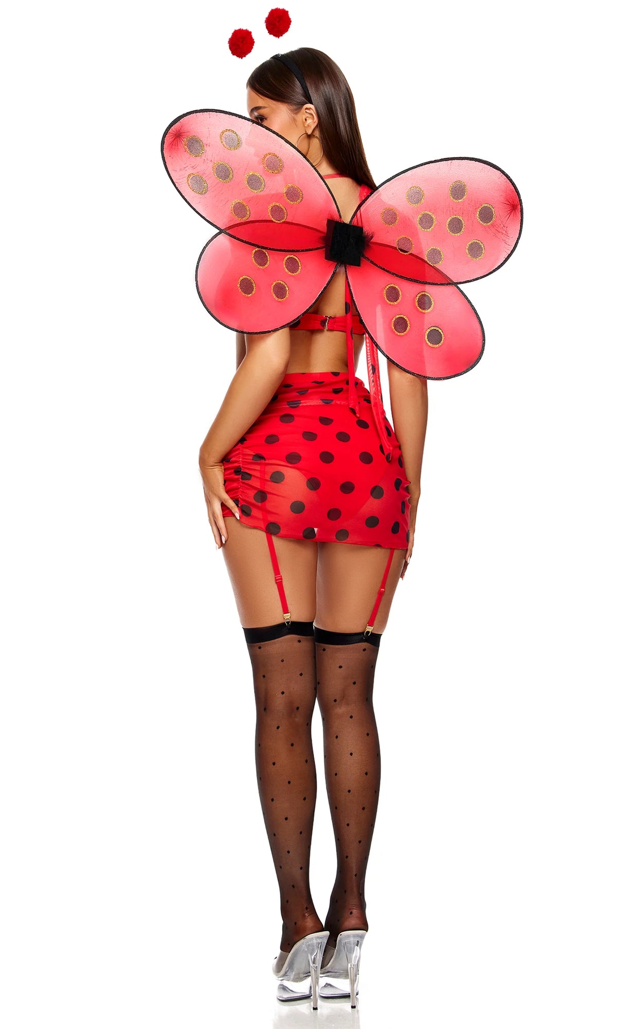 555285 Spot Me 6-Piece Women's Ladybug Costume