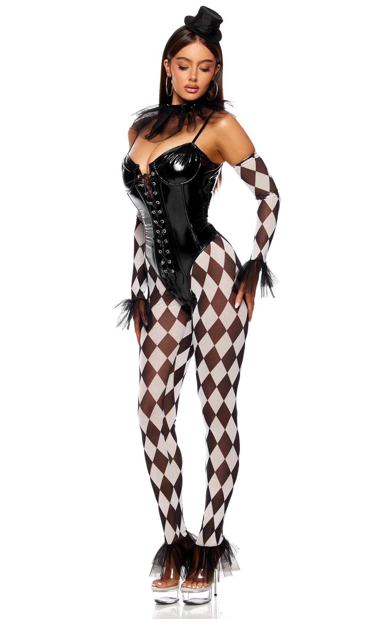 555265 Clowning 5-Piece Women's Clown Costume