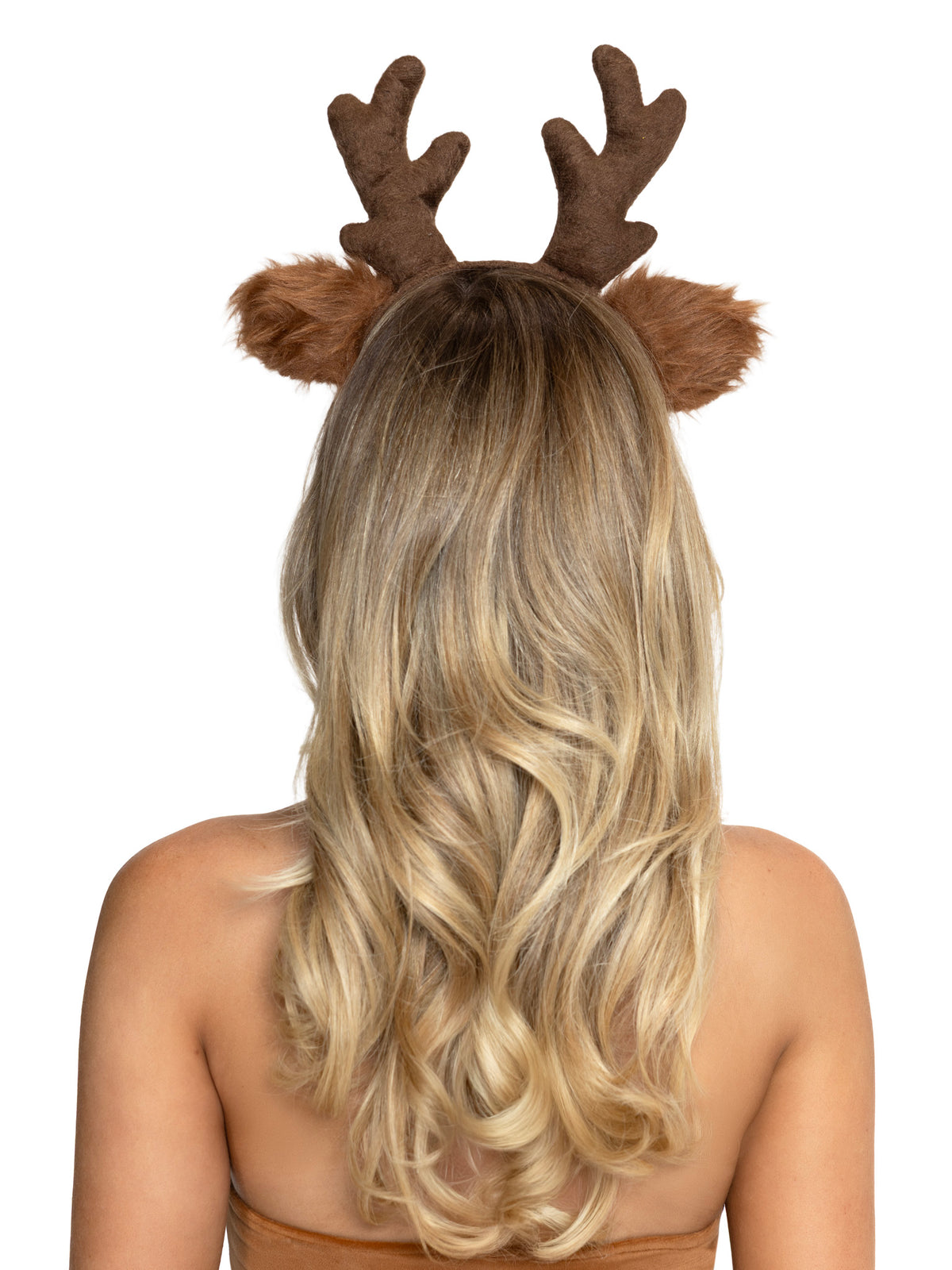 A2930 Furry Fawn Horn Headband