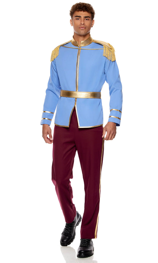 555411 So Charming 3-Piece Men's Prince Costume