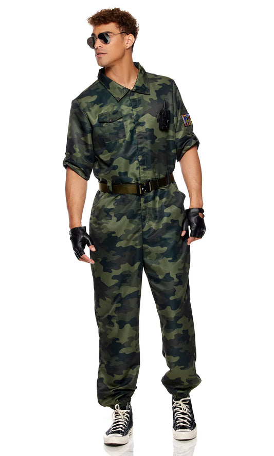 553214 Combat Ready Men's Soldier Costume