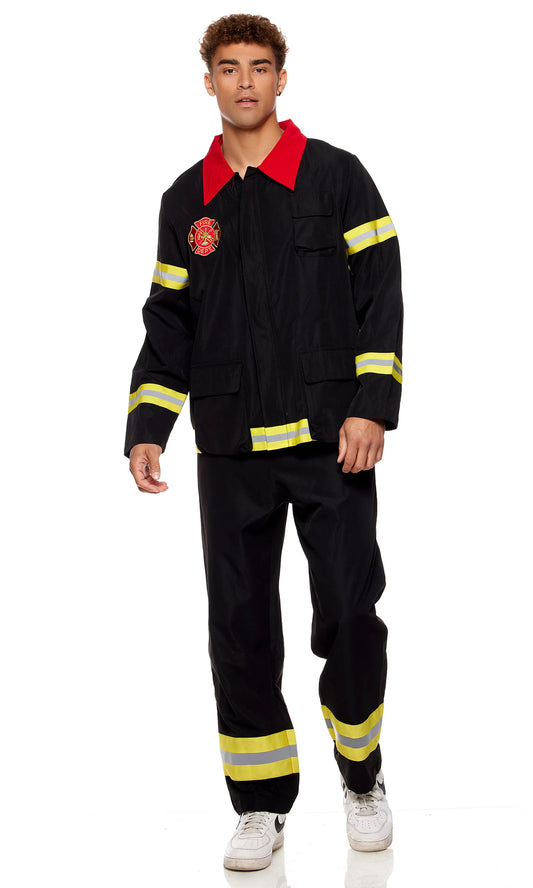 553212 Where's The Fire Men's Firefighter Costume