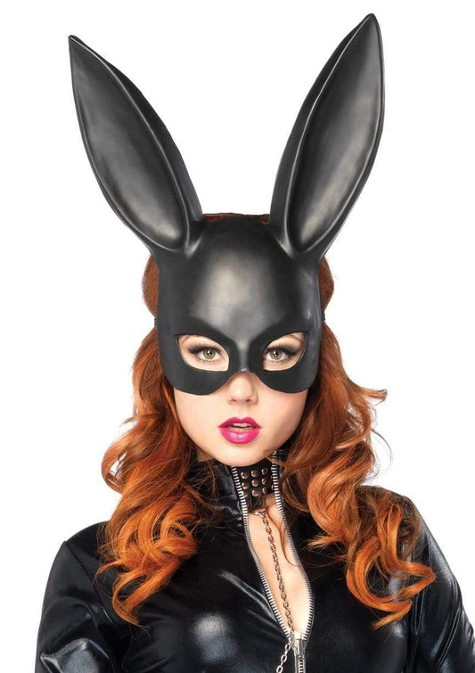 2628 Masquerade Bunny Rabbit Mask Black
