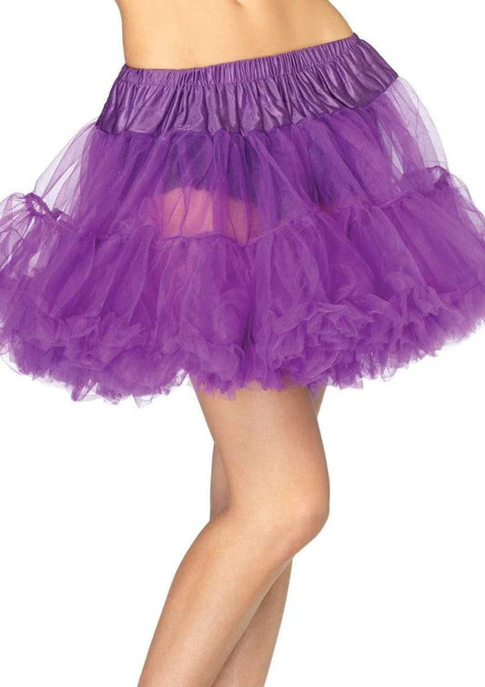 8990 Layered Tulle Petticoat Costume Skirt Purple