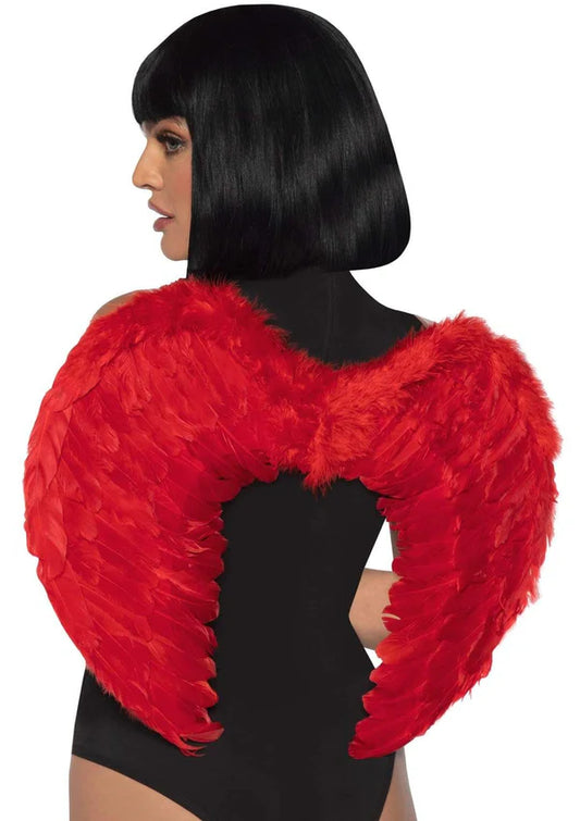 2776 White Feather Wings Red