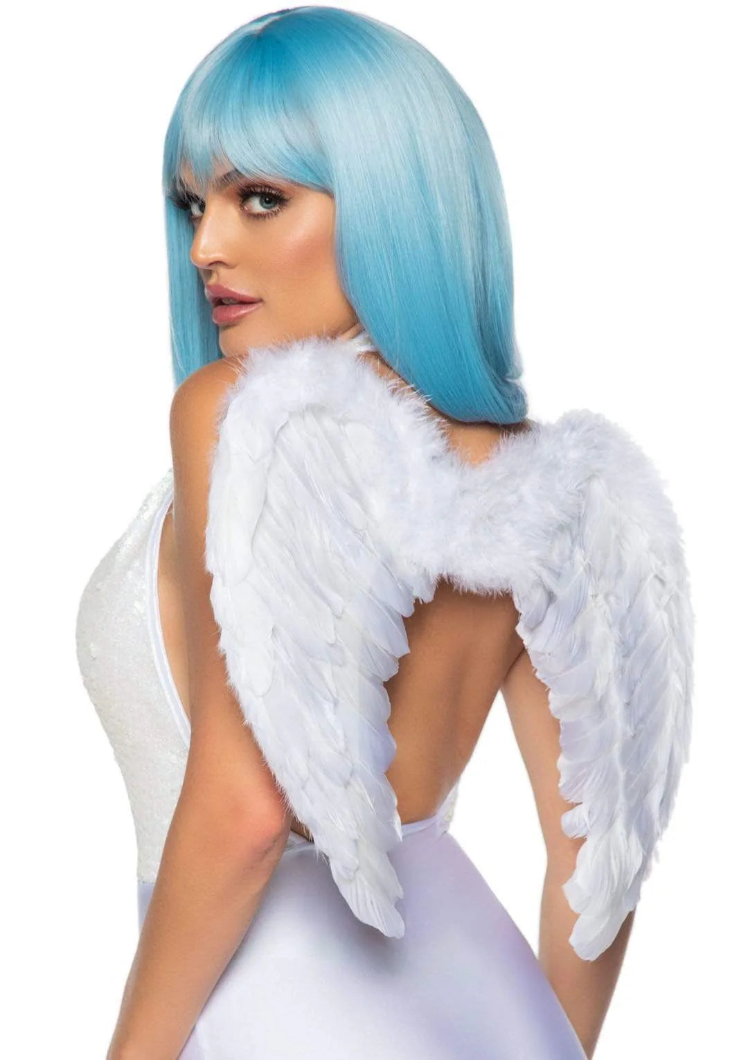 2775 White Feather Wings White